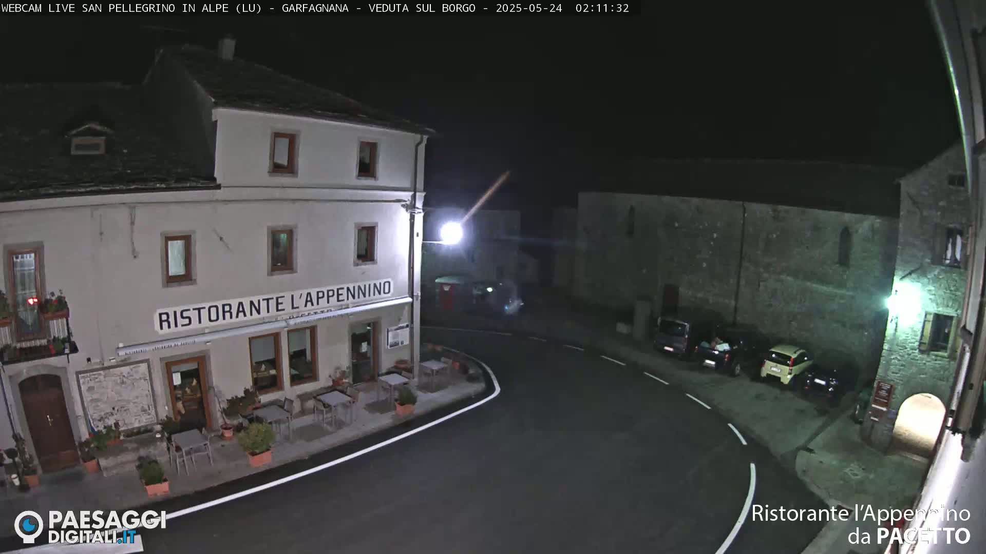 Garfagnana, San Pellegrino in Alpe  Alps Live Cam -  Lucca, Tuscany, Italy