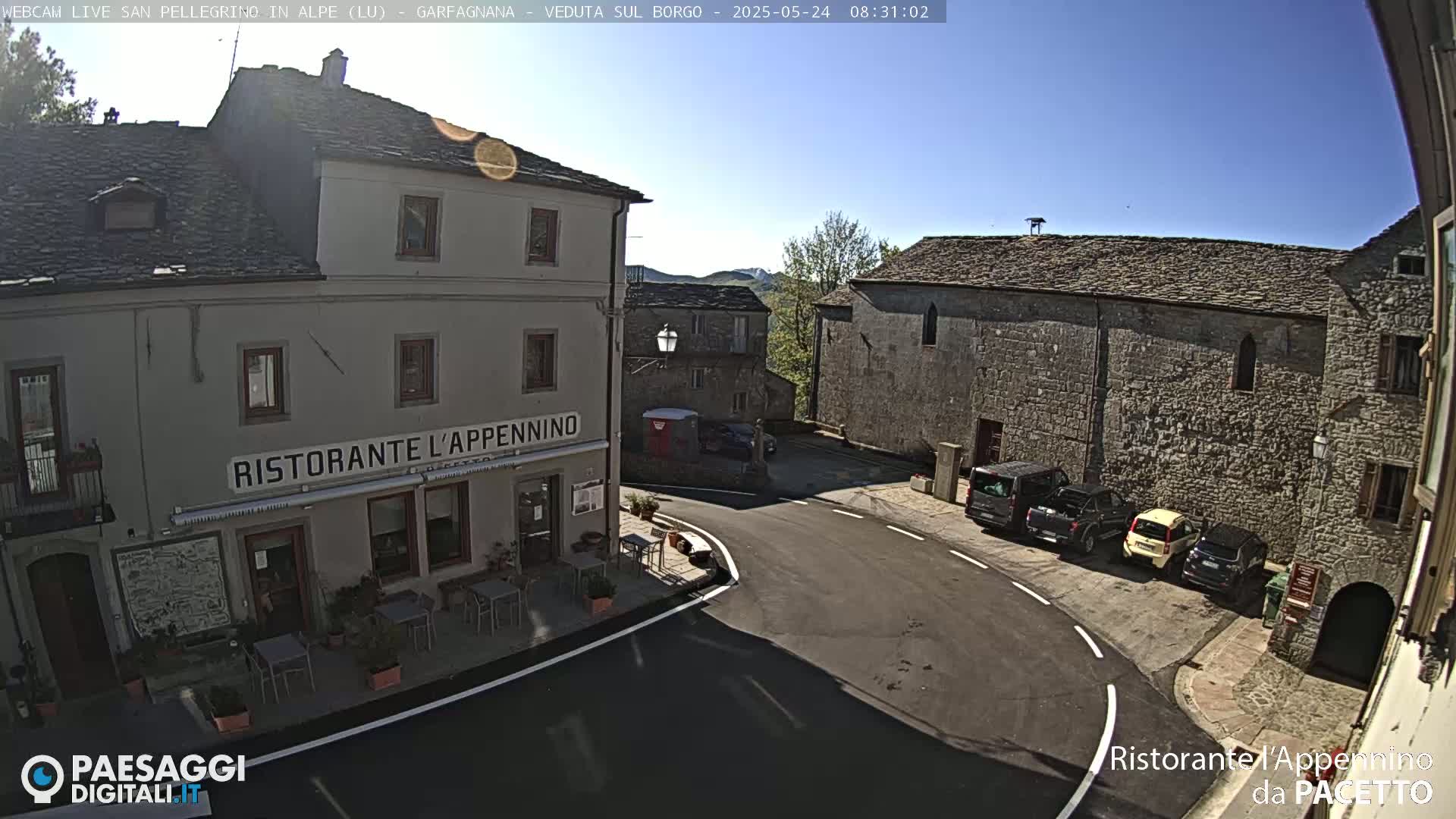 Garfagnana, San Pellegrino in Alpe  Alps Live Cam -  Lucca, Tuscany, Italy