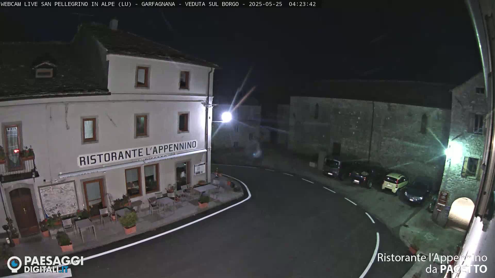 Garfagnana, San Pellegrino in Alpe  Alps Live Cam -  Lucca, Tuscany, Italy