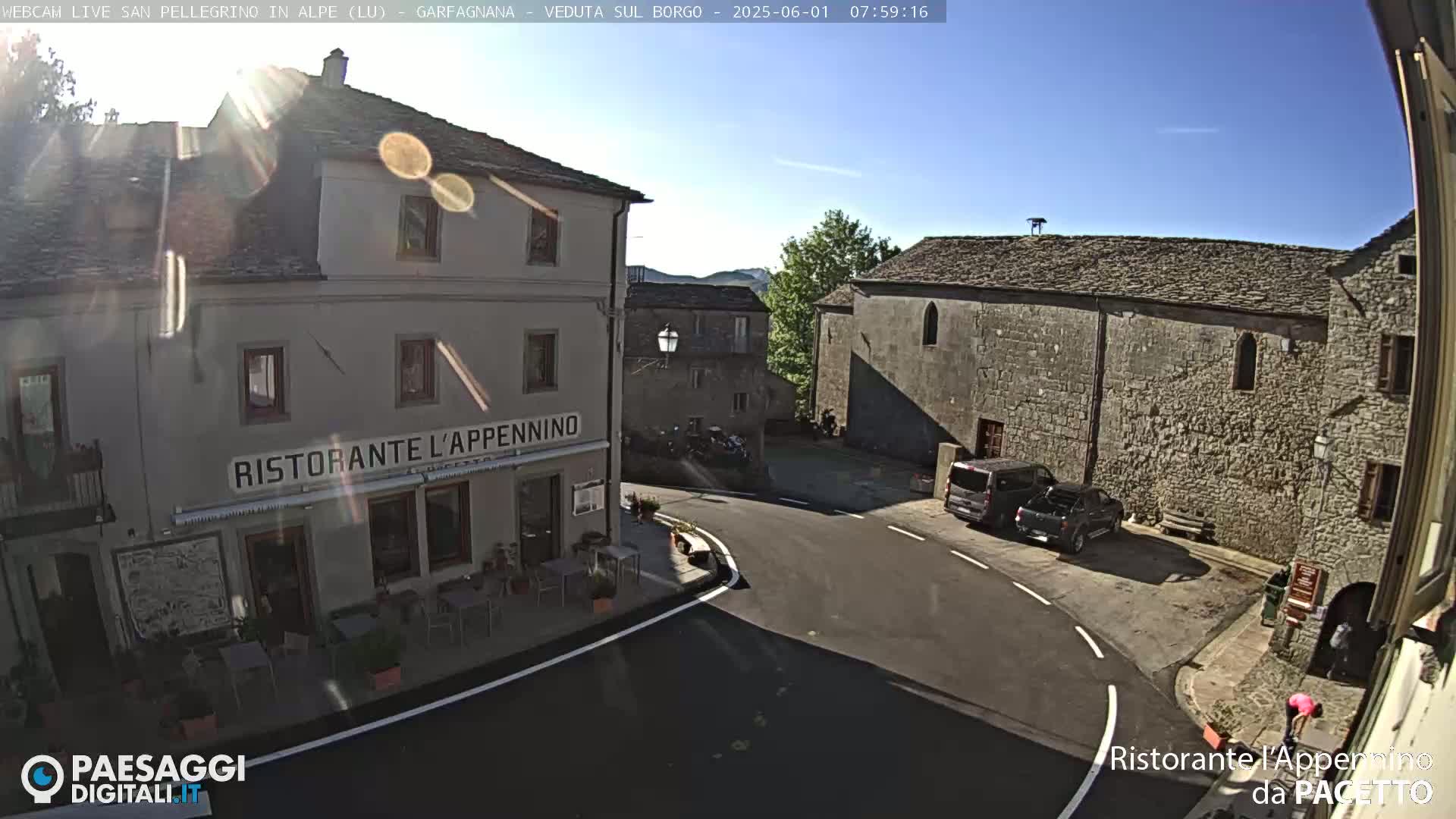 Garfagnana, San Pellegrino in Alpe  Alps Live Cam -  Lucca, Tuscany, Italy