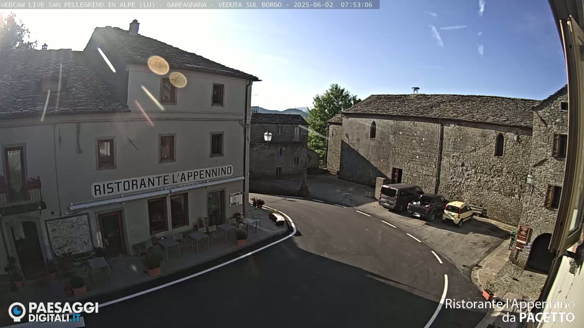 Garfagnana, San Pellegrino in Alpe  Alps Live Cam -  Lucca, Tuscany, Italy