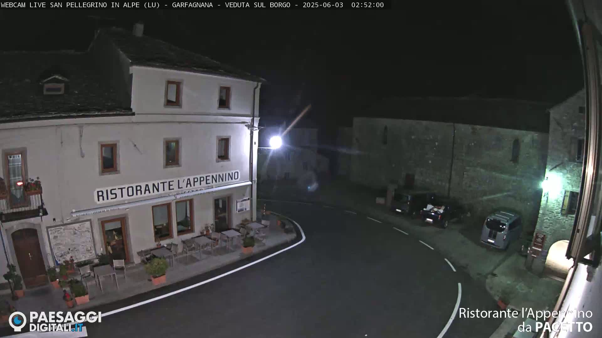Garfagnana, San Pellegrino in Alpe  Alps Live Cam -  Lucca, Tuscany, Italy