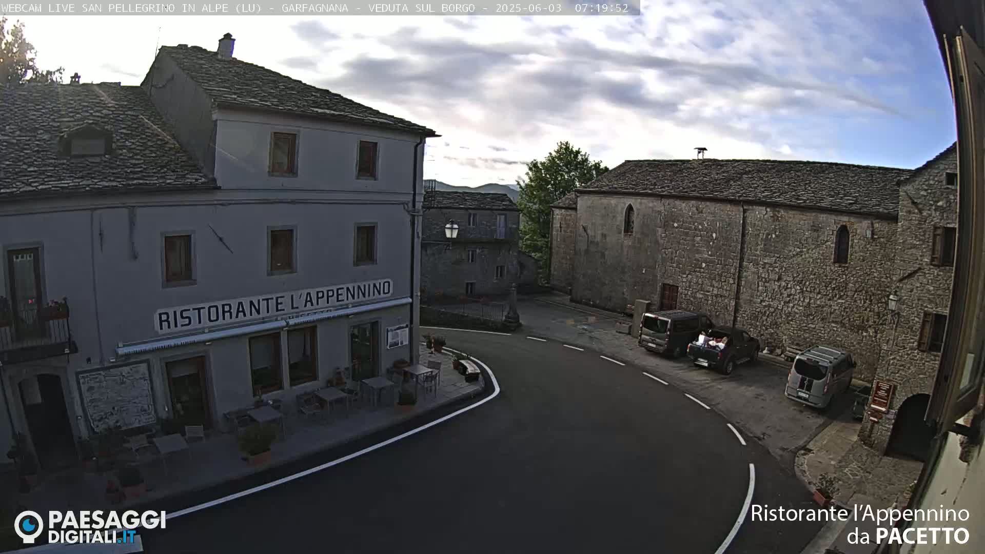 Garfagnana, San Pellegrino in Alpe  Alps Live Cam -  Lucca, Tuscany, Italy