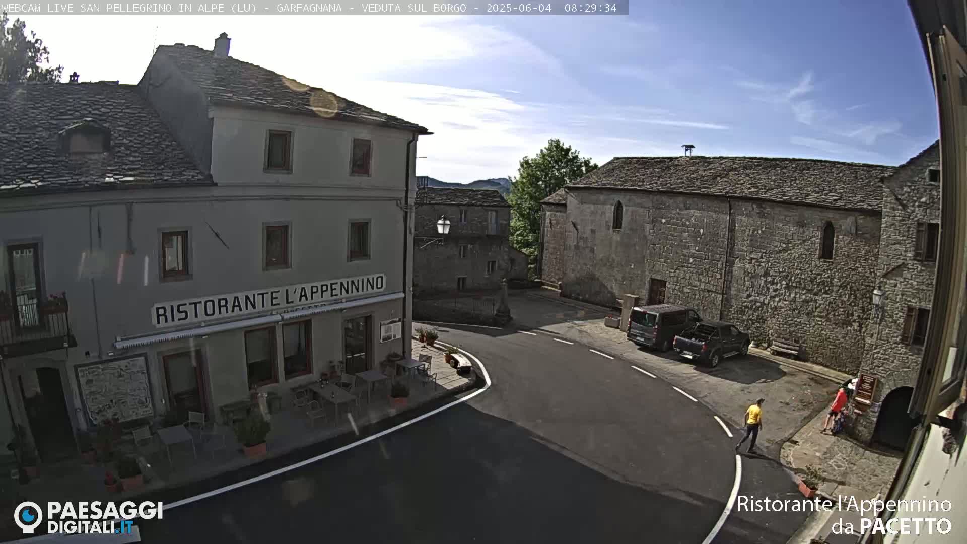 Garfagnana, San Pellegrino in Alpe  Alps Live Cam -  Lucca, Tuscany, Italy