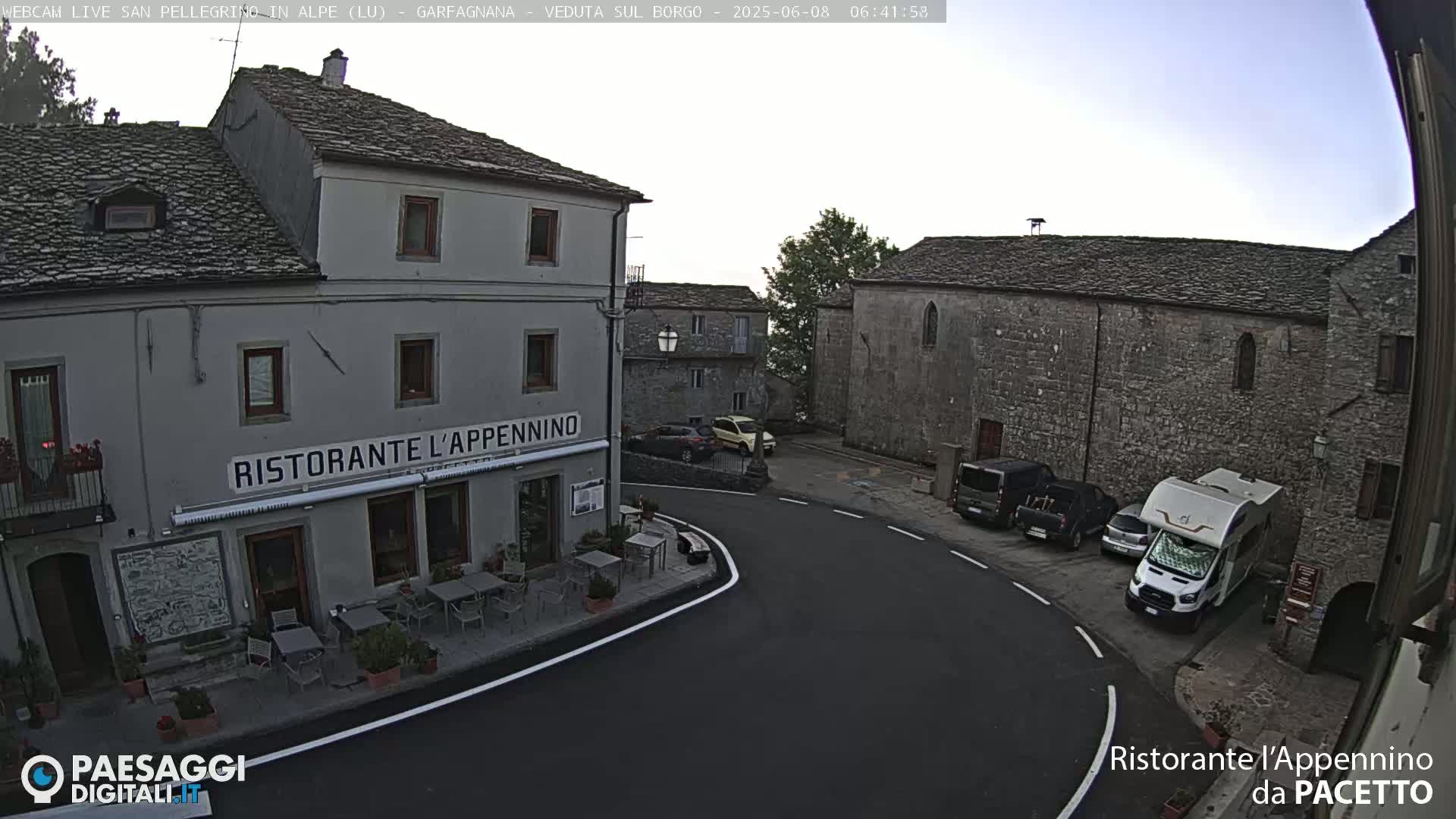 Garfagnana, San Pellegrino in Alpe  Alps Live Cam -  Lucca, Tuscany, Italy