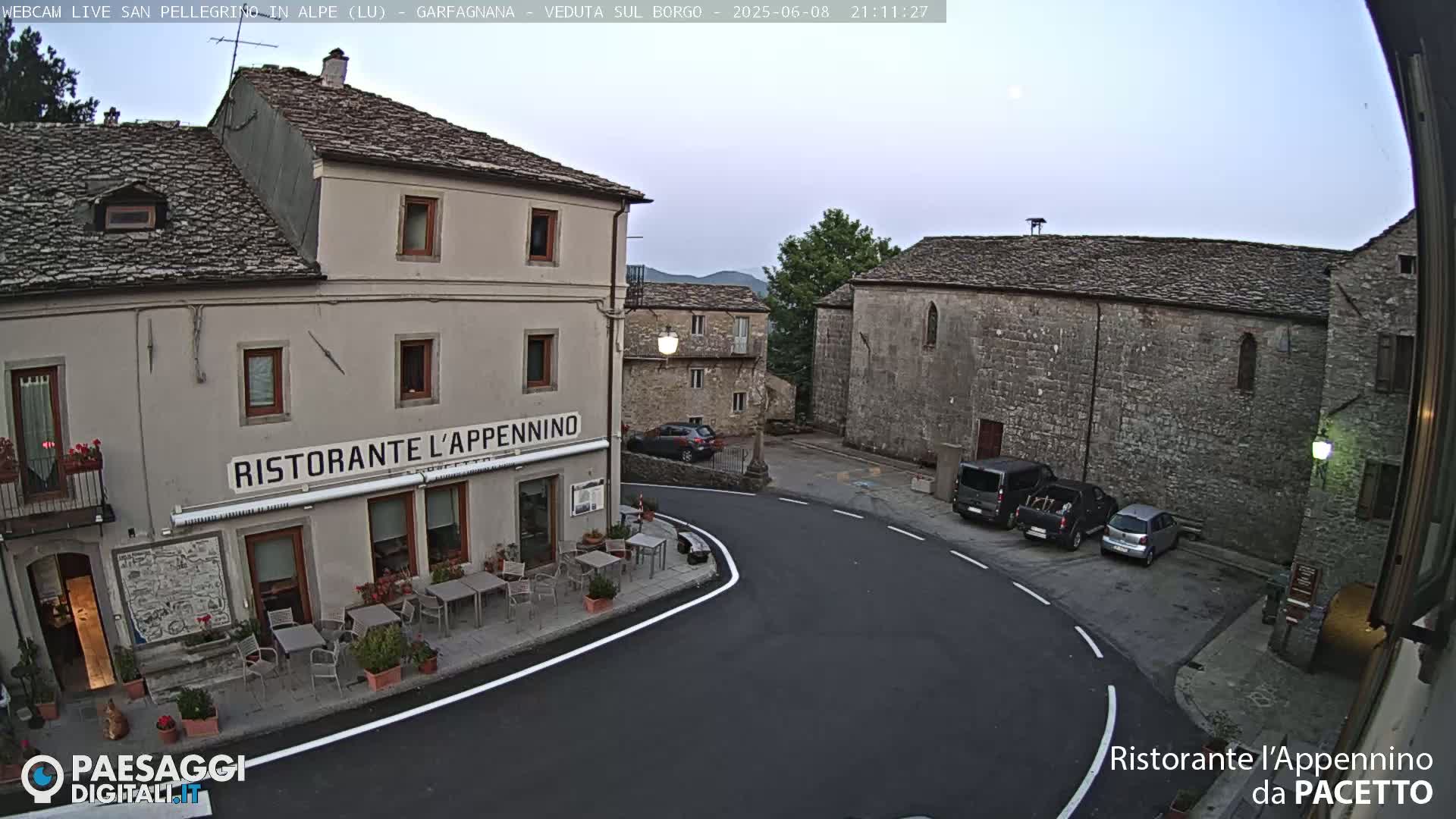 Garfagnana, San Pellegrino in Alpe  Alps Live Cam -  Lucca, Tuscany, Italy