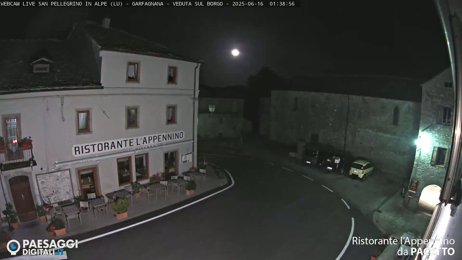 Garfagnana, San Pellegrino in Alpe  Alps Live Cam -  Lucca, Tuscany, Italy