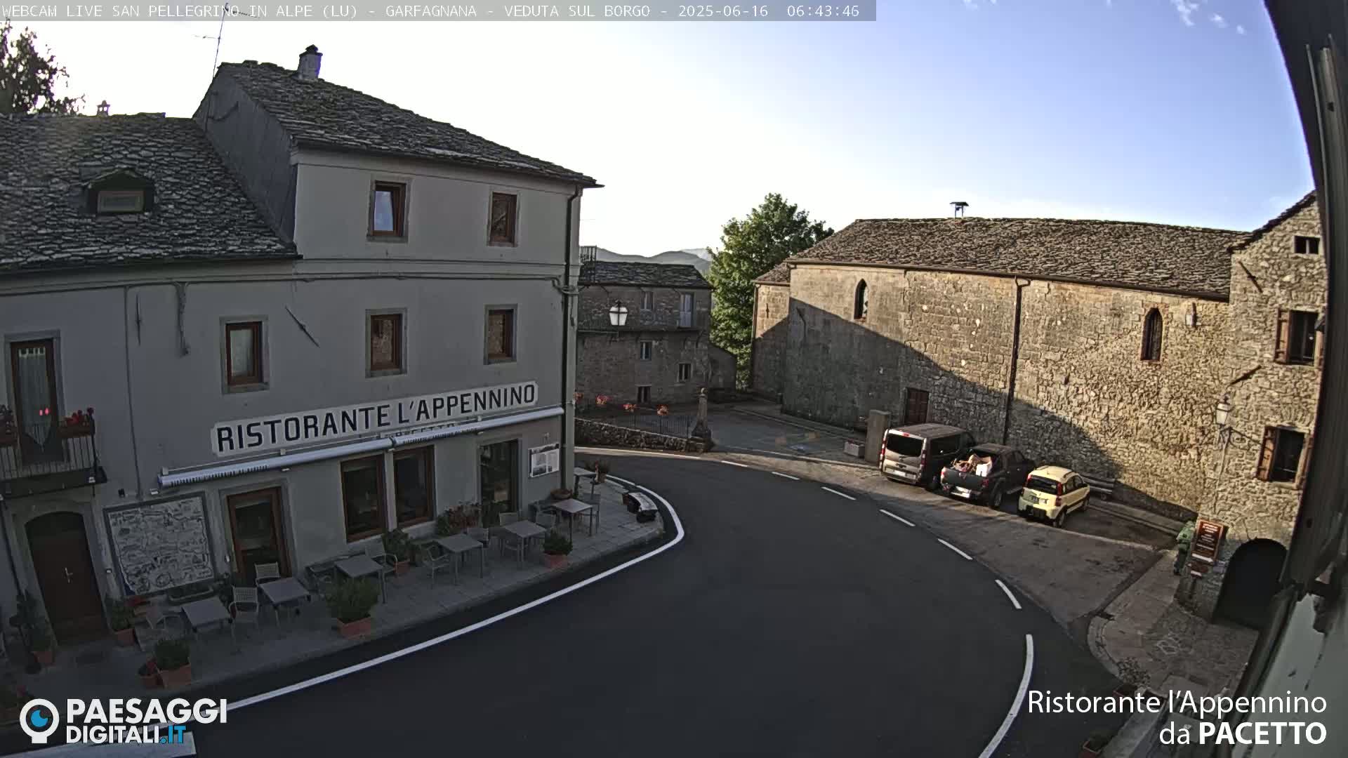 Garfagnana, San Pellegrino in Alpe  Alps Live Cam -  Lucca, Tuscany, Italy