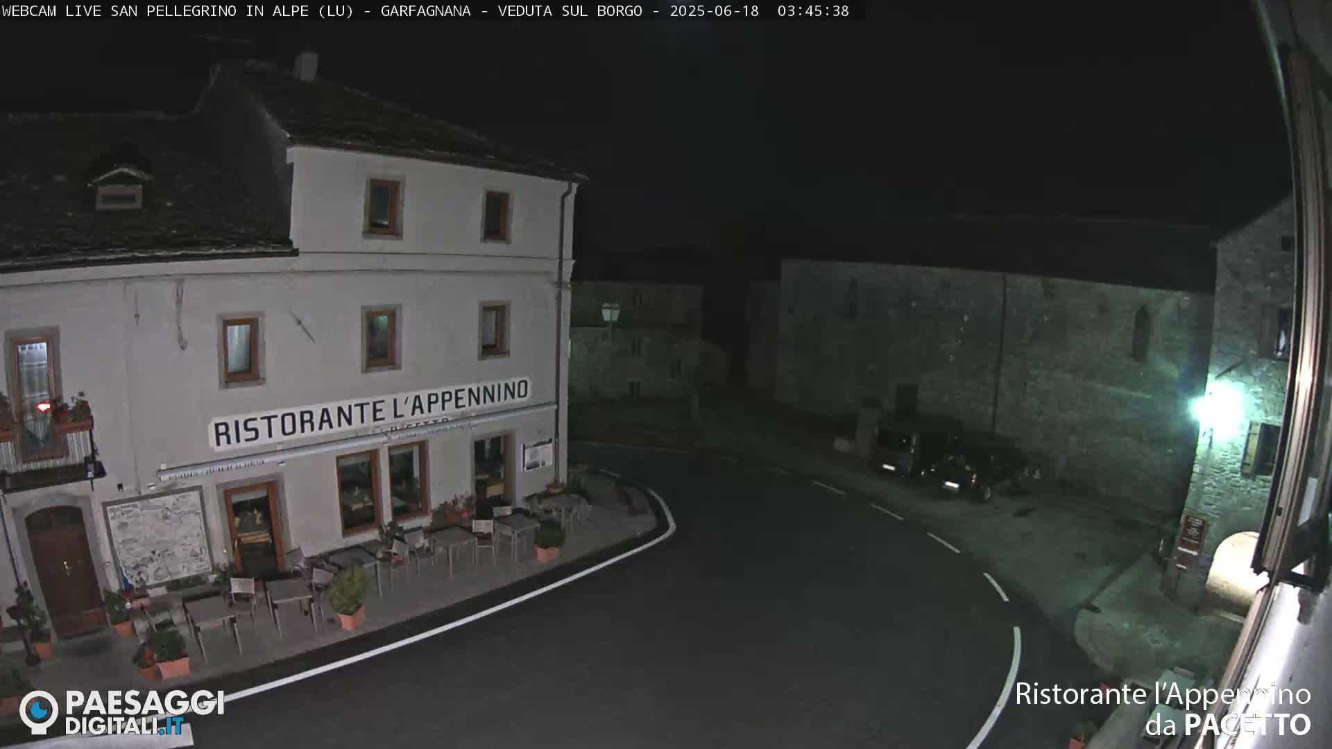 Garfagnana, San Pellegrino in Alpe  Alps Live Cam -  Lucca, Tuscany, Italy