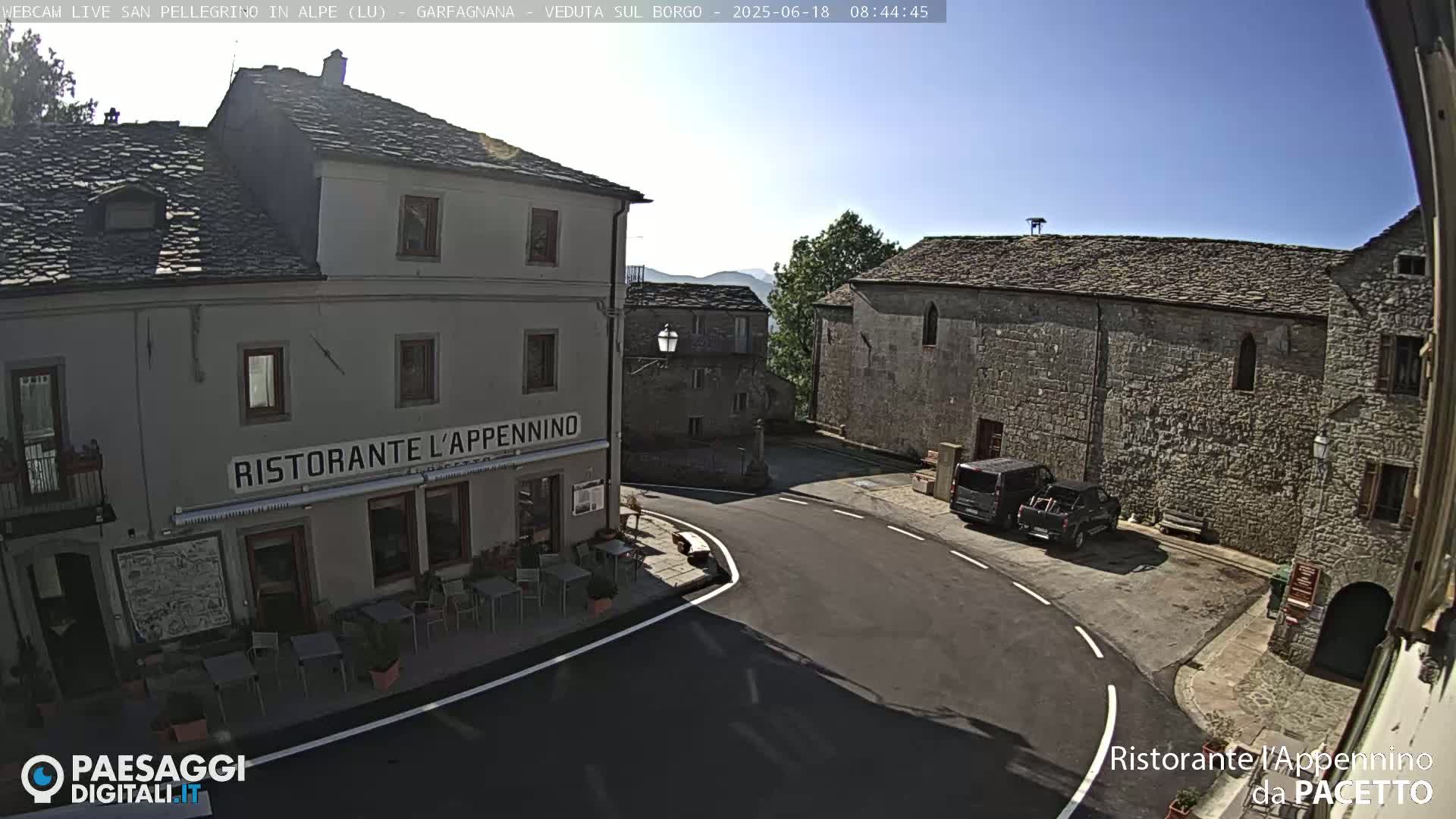 Garfagnana, San Pellegrino in Alpe  Alps Live Cam -  Lucca, Tuscany, Italy