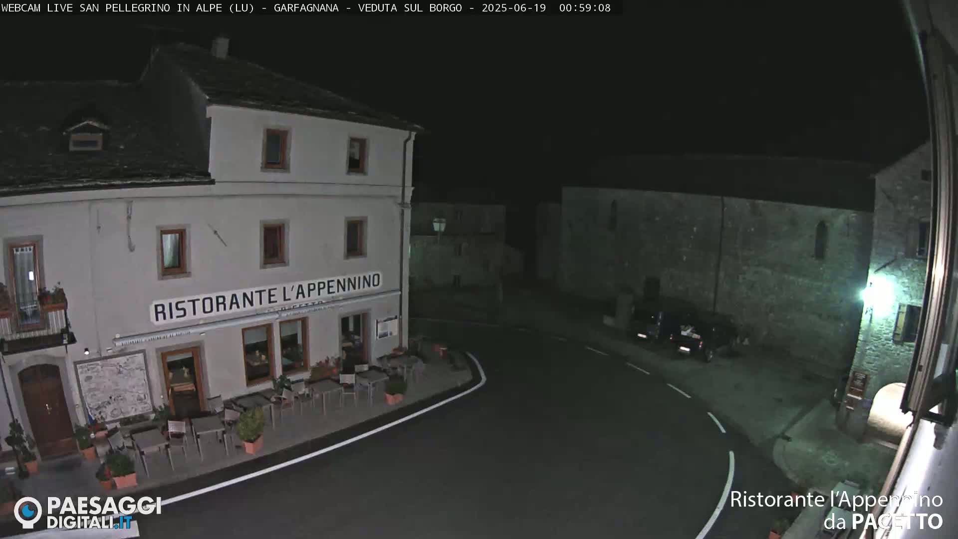 Garfagnana, San Pellegrino in Alpe  Alps Live Cam -  Lucca, Tuscany, Italy