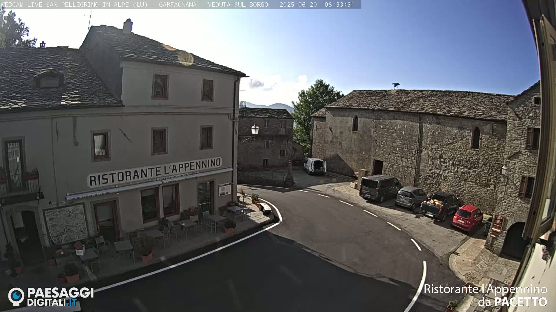 Garfagnana, San Pellegrino in Alpe  Alps Live Cam -  Lucca, Tuscany, Italy