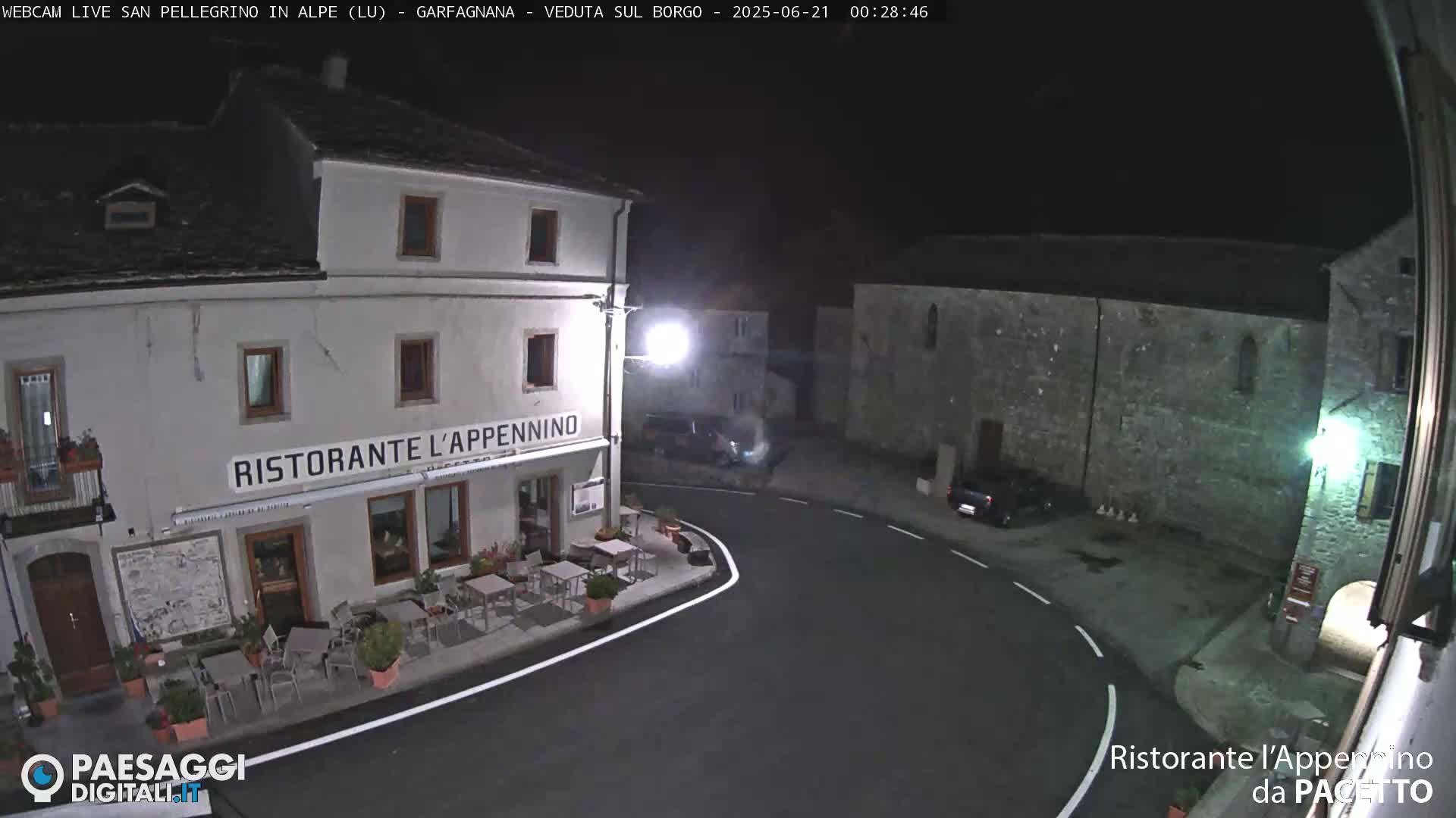 Garfagnana, San Pellegrino in Alpe  Alps Live Cam -  Lucca, Tuscany, Italy