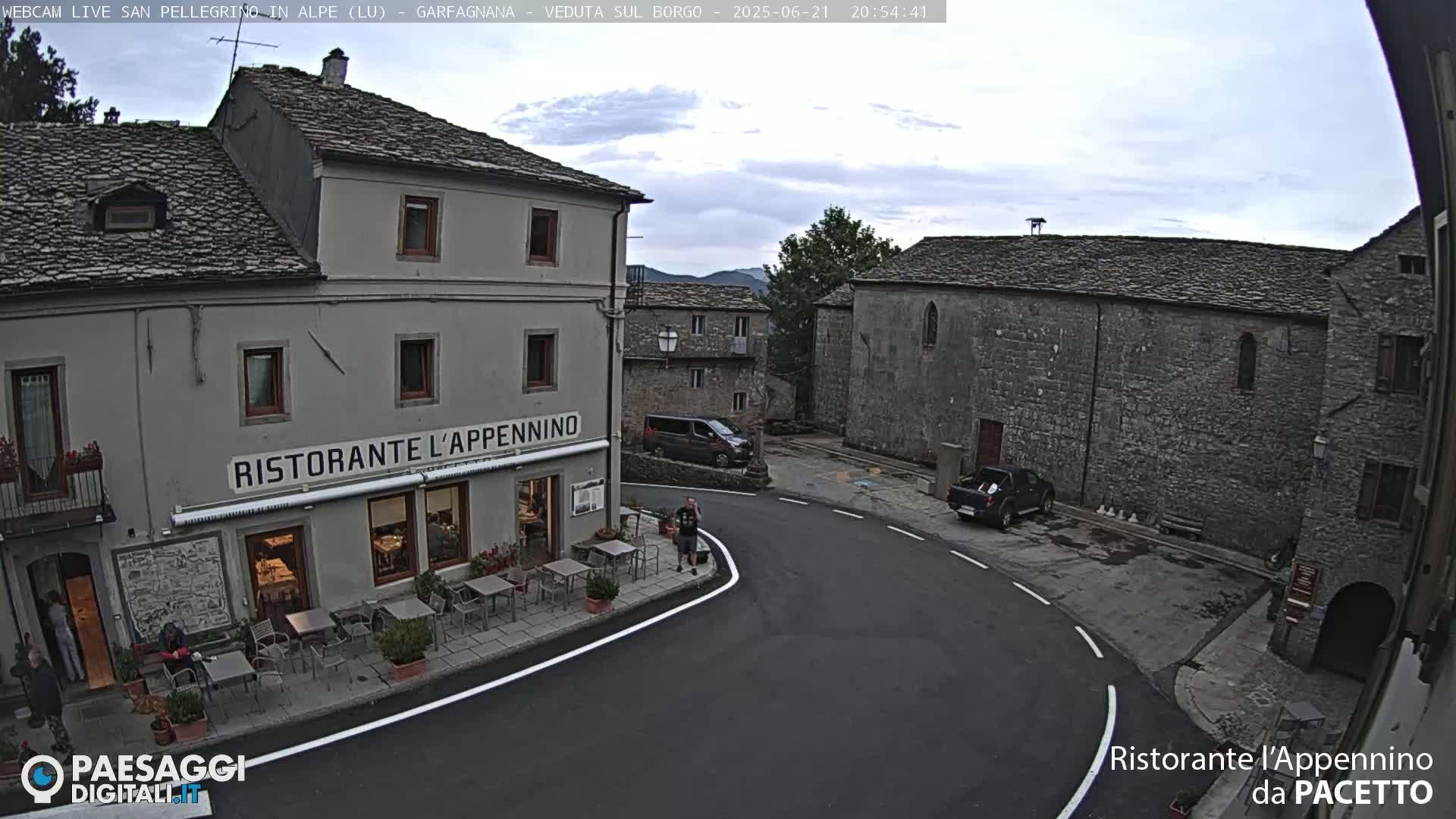 Garfagnana, San Pellegrino in Alpe  Alps Live Cam -  Lucca, Tuscany, Italy