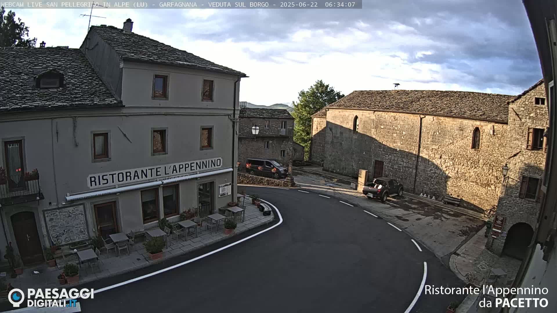Garfagnana, San Pellegrino in Alpe  Alps Live Cam -  Lucca, Tuscany, Italy