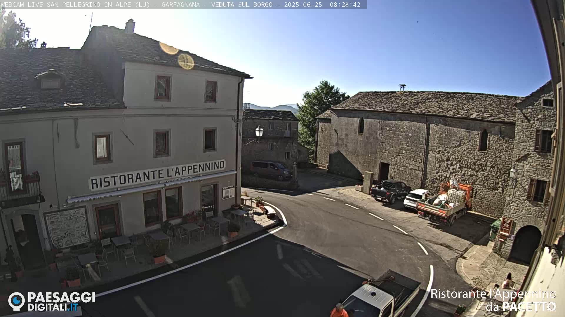 Garfagnana, San Pellegrino in Alpe  Alps Live Cam -  Lucca, Tuscany, Italy