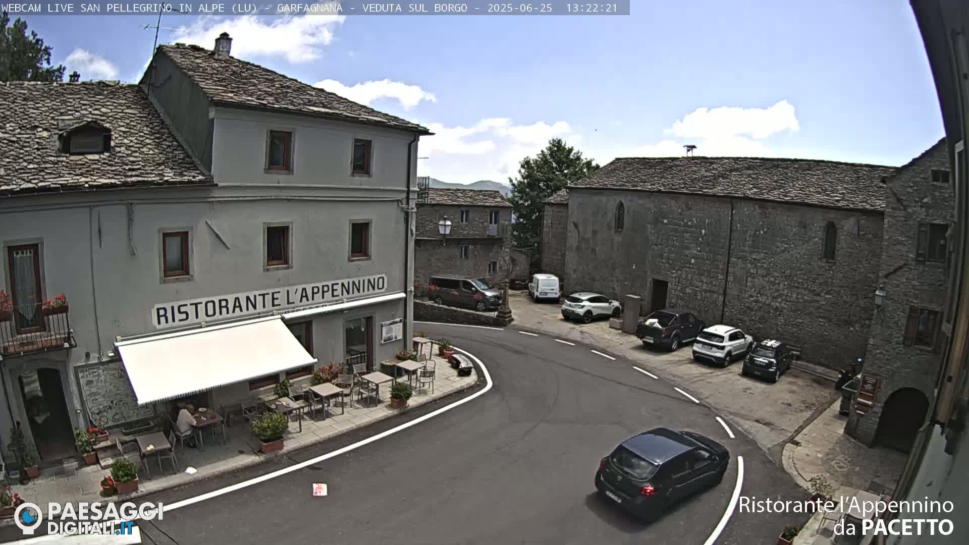 Garfagnana, San Pellegrino in Alpe  Alps Live Cam -  Lucca, Tuscany, Italy