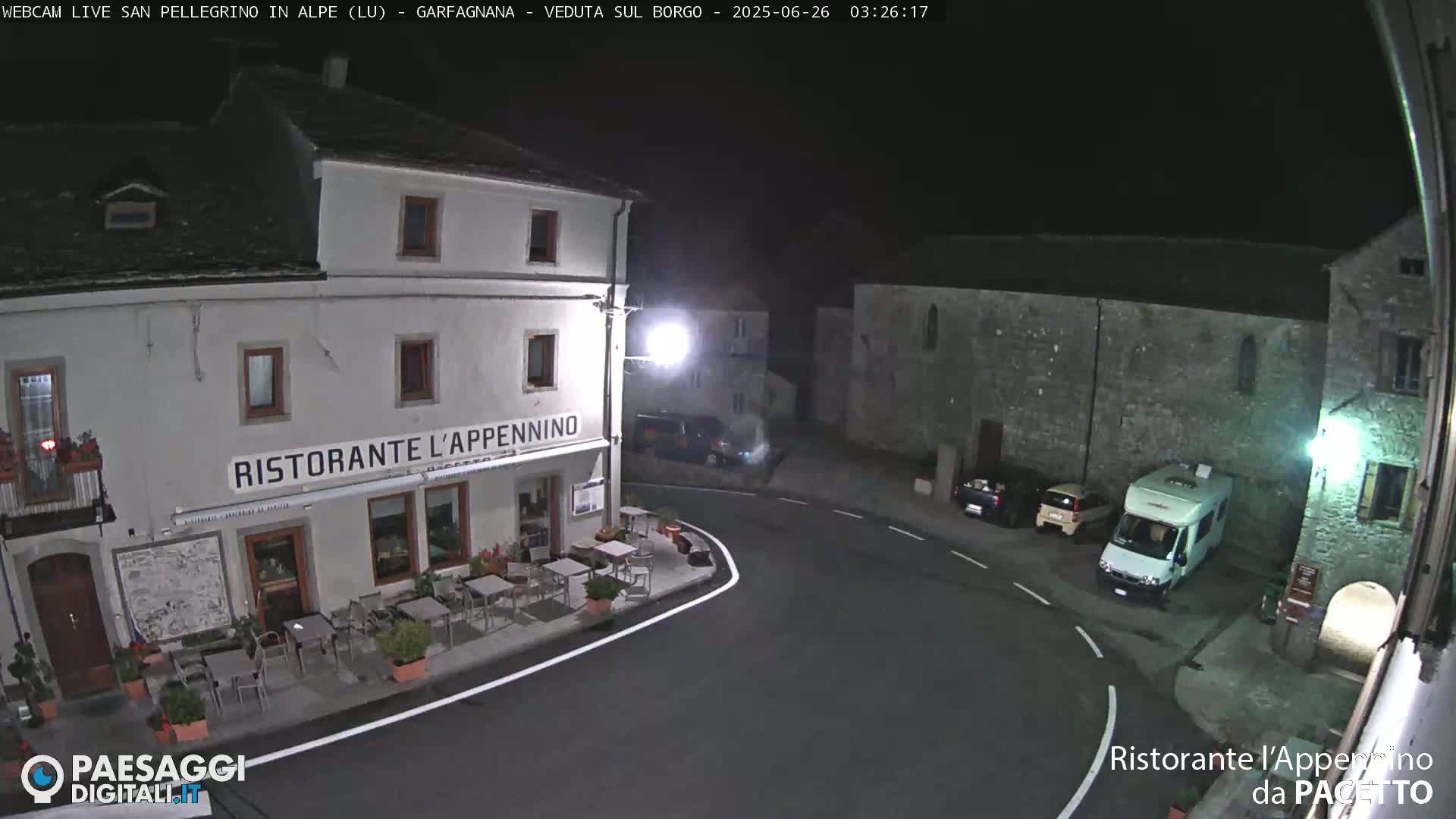 Garfagnana, San Pellegrino in Alpe  Alps Live Cam -  Lucca, Tuscany, Italy