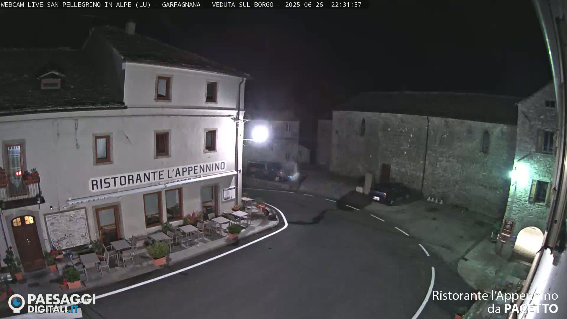 Garfagnana, San Pellegrino in Alpe  Alps Live Cam -  Lucca, Tuscany, Italy