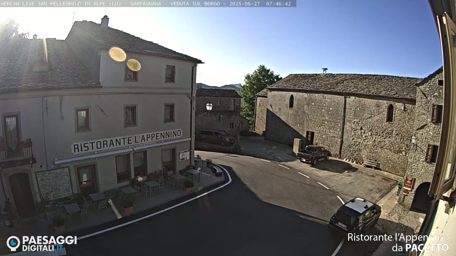 Garfagnana, San Pellegrino in Alpe  Alps Live Cam -  Lucca, Tuscany, Italy