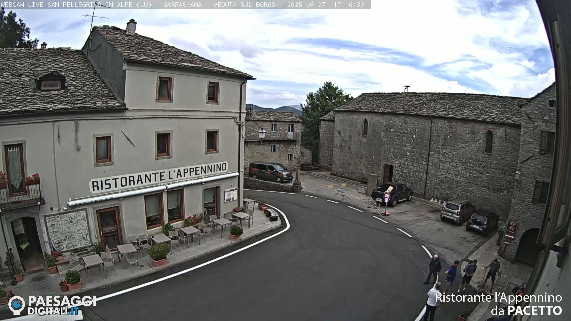 Garfagnana, San Pellegrino in Alpe  Alps Live Cam -  Lucca, Tuscany, Italy