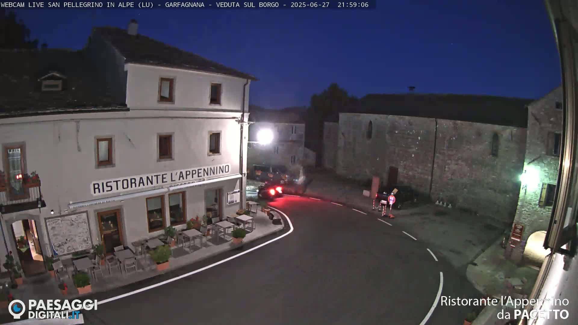 Garfagnana, San Pellegrino in Alpe  Alps Live Cam -  Lucca, Tuscany, Italy