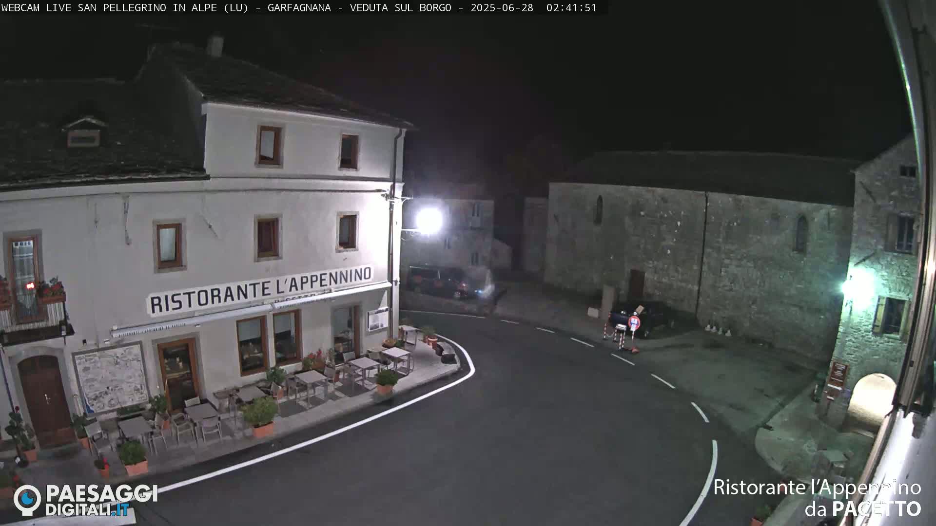 Garfagnana, San Pellegrino in Alpe  Alps Live Cam -  Lucca, Tuscany, Italy