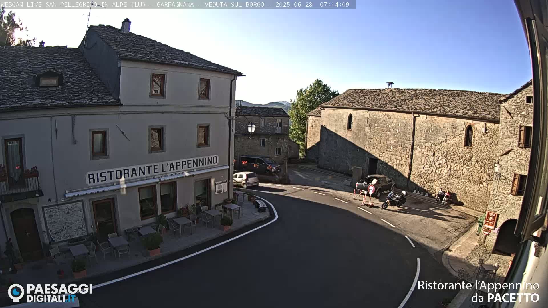 Garfagnana, San Pellegrino in Alpe  Alps Live Cam -  Lucca, Tuscany, Italy