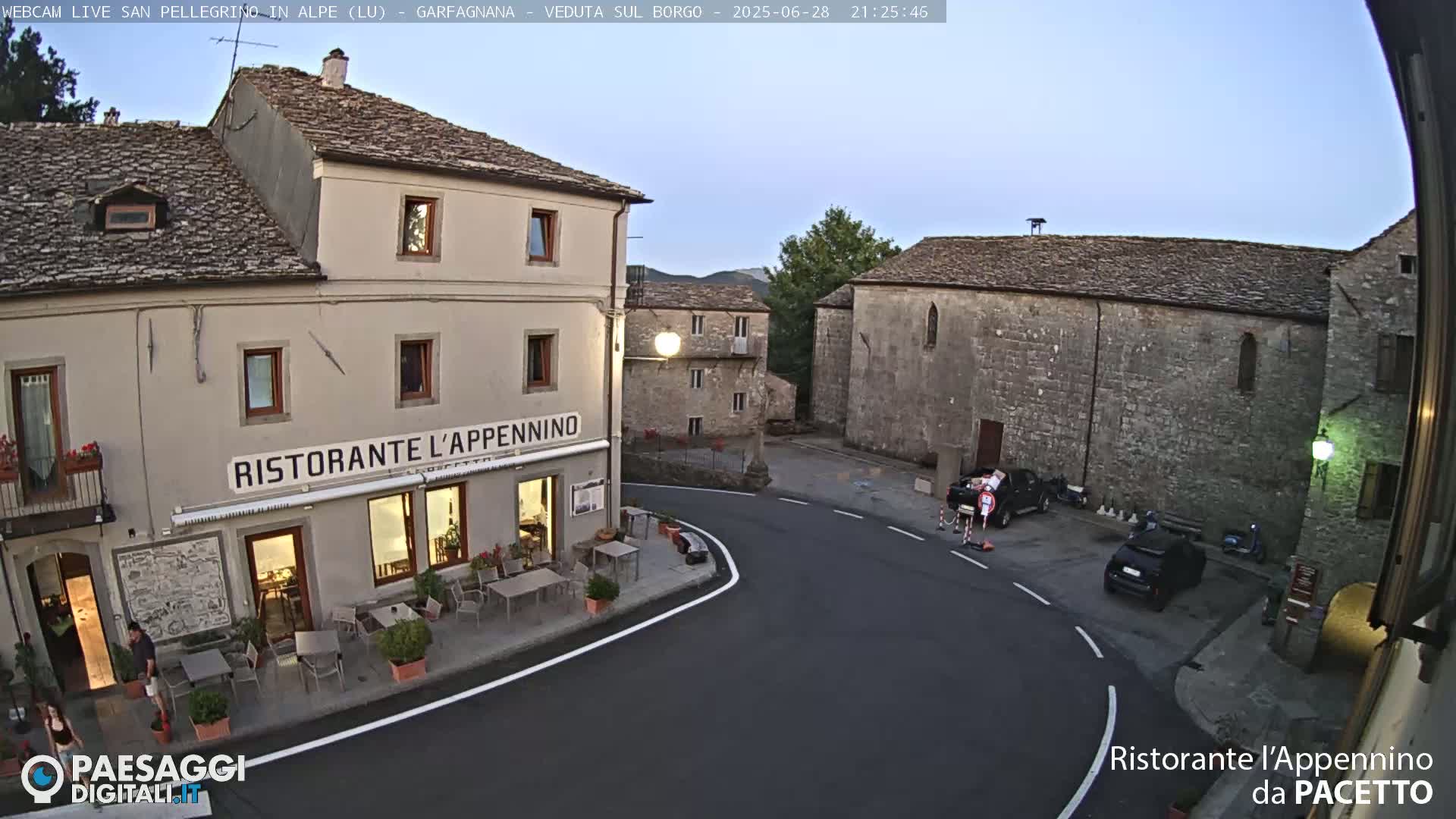 Garfagnana, San Pellegrino in Alpe  Alps Live Cam -  Lucca, Tuscany, Italy