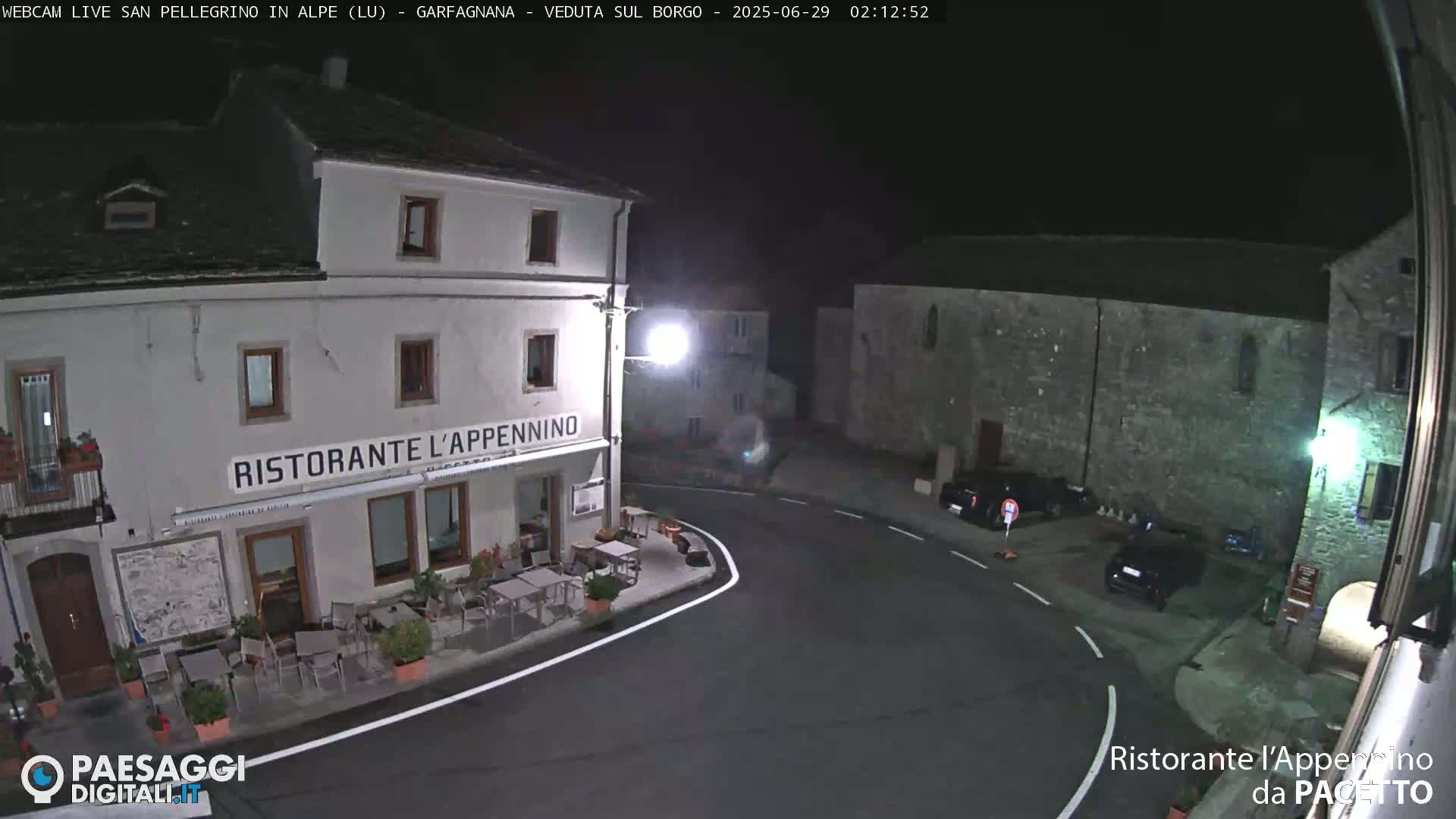Garfagnana, San Pellegrino in Alpe  Alps Live Cam -  Lucca, Tuscany, Italy