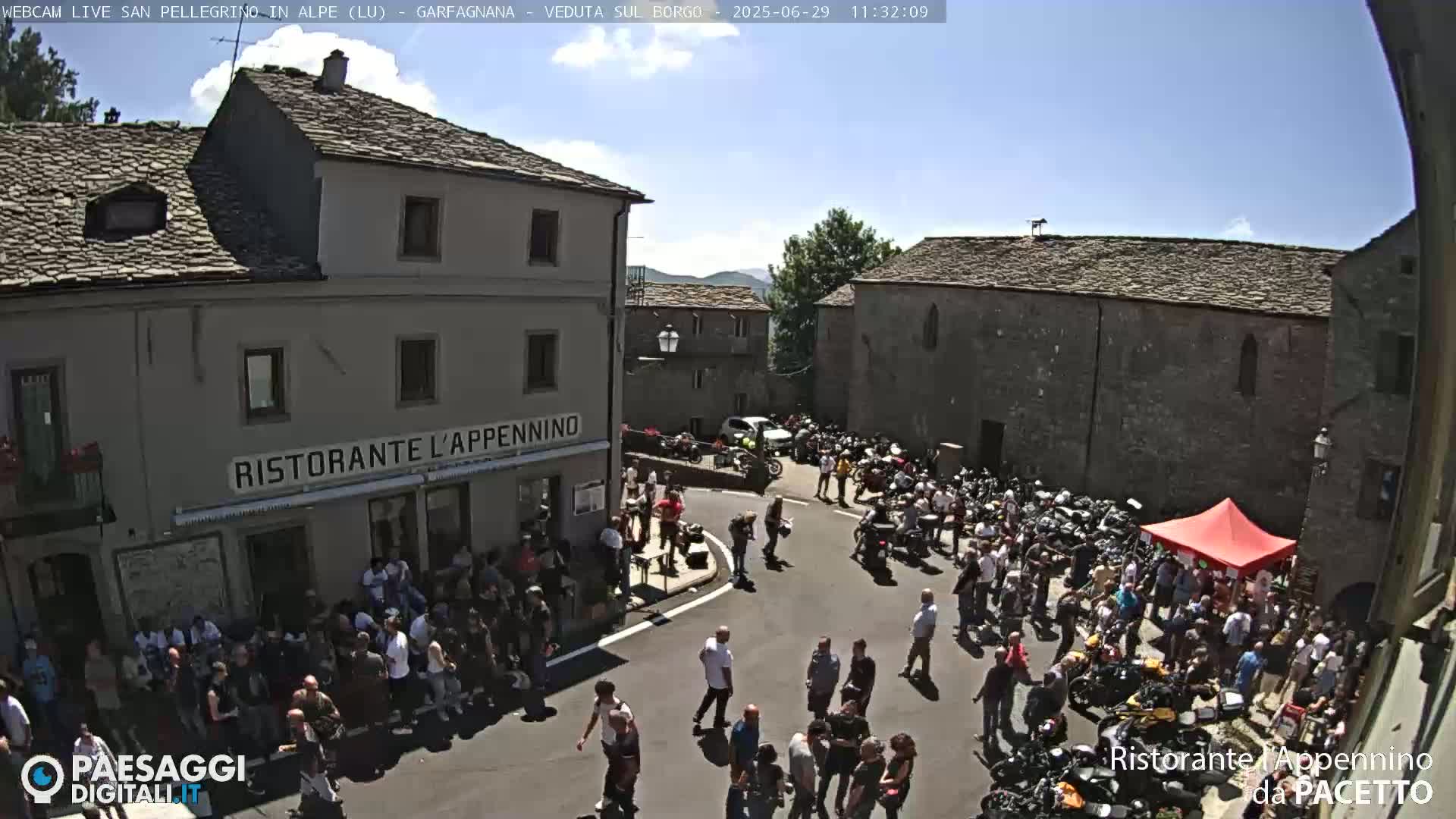 Garfagnana, San Pellegrino in Alpe  Alps Live Cam -  Lucca, Tuscany, Italy