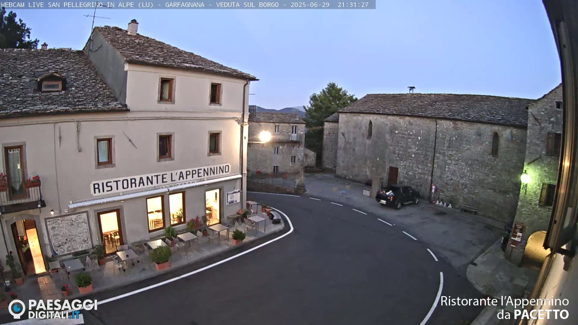 Garfagnana, San Pellegrino in Alpe  Alps Live Cam -  Lucca, Tuscany, Italy