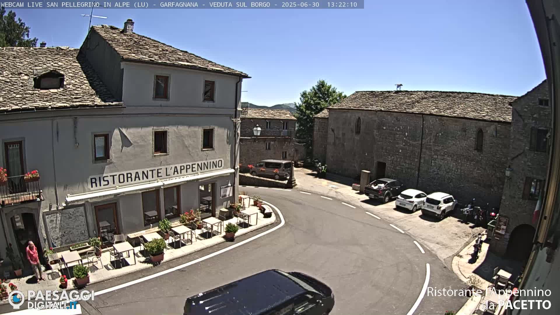 Garfagnana, San Pellegrino in Alpe  Alps Live Cam -  Lucca, Tuscany, Italy