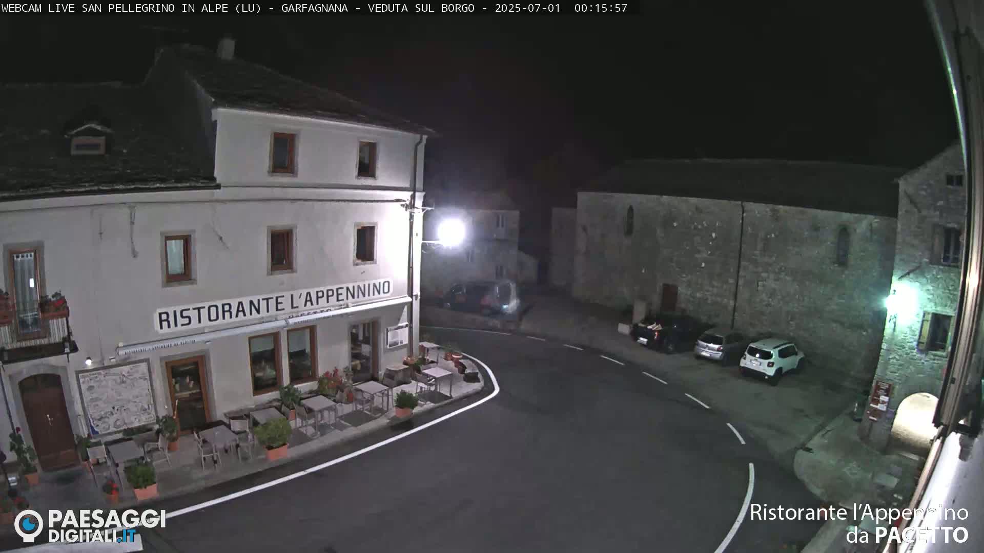 Garfagnana, San Pellegrino in Alpe  Alps Live Cam -  Lucca, Tuscany, Italy
