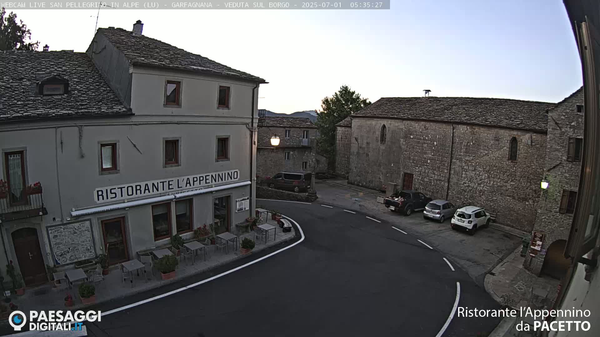 Garfagnana, San Pellegrino in Alpe  Alps Live Cam -  Lucca, Tuscany, Italy