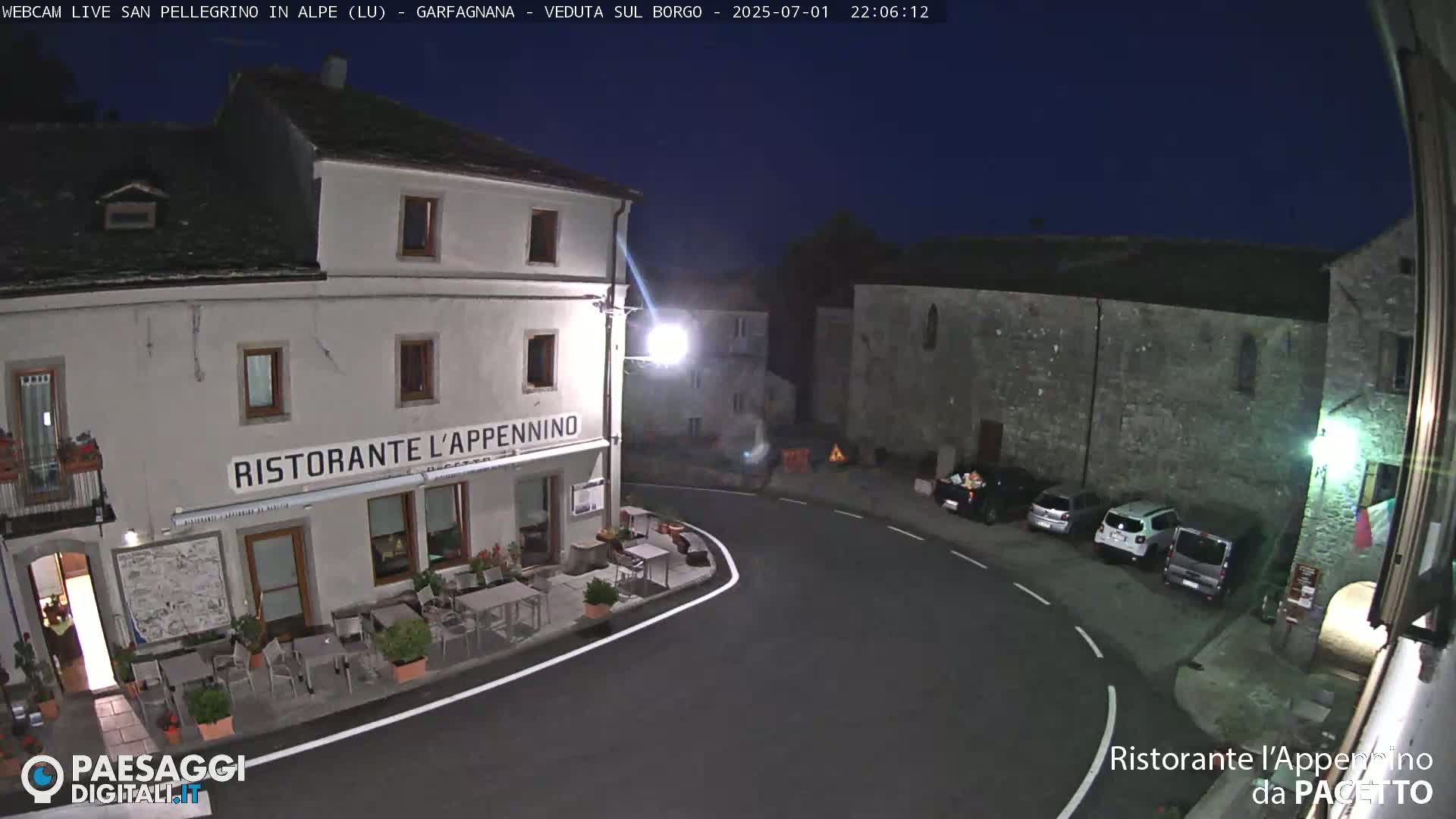 Garfagnana, San Pellegrino in Alpe  Alps Live Cam -  Lucca, Tuscany, Italy