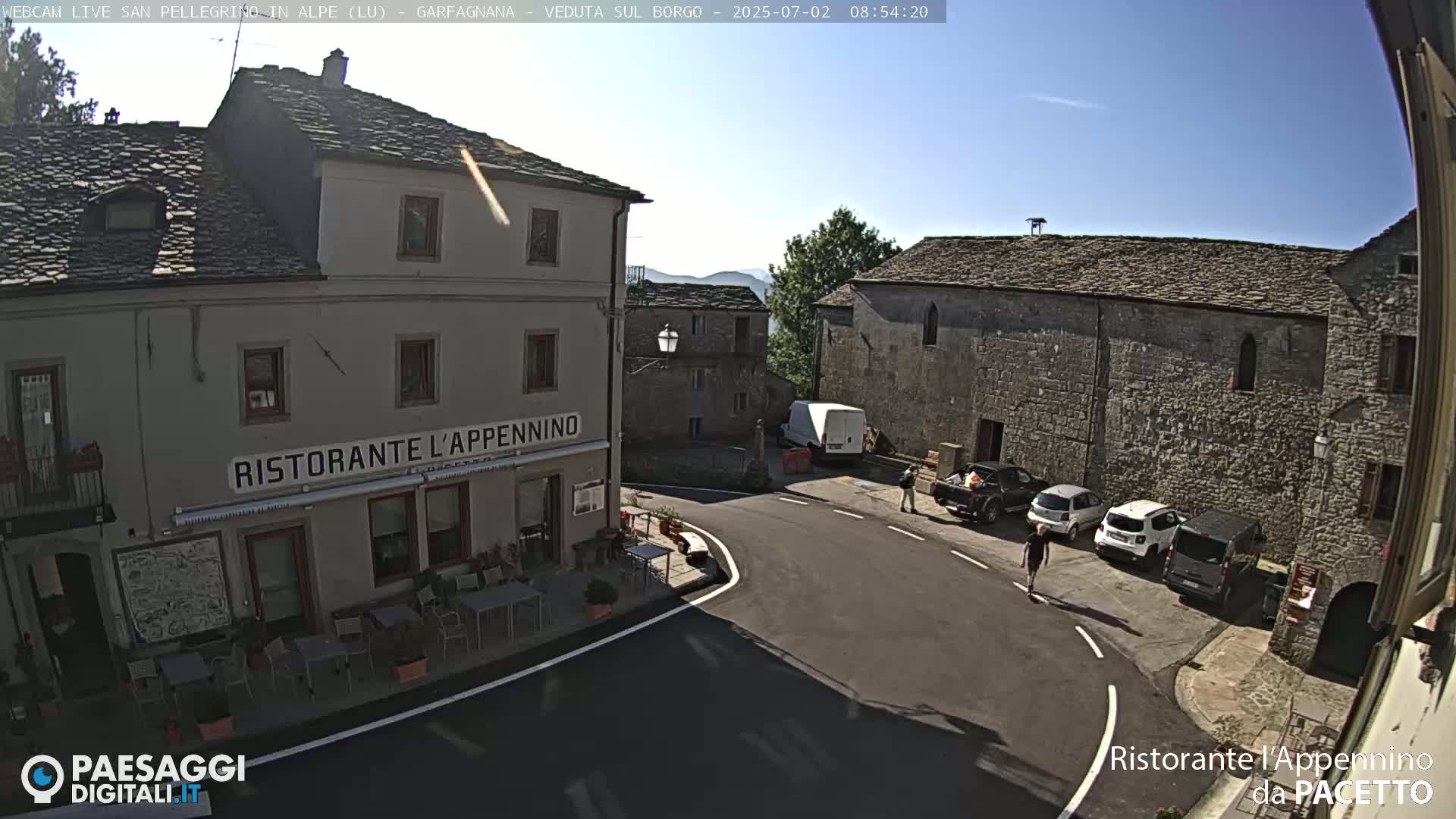 Garfagnana, San Pellegrino in Alpe  Alps Live Cam -  Lucca, Tuscany, Italy