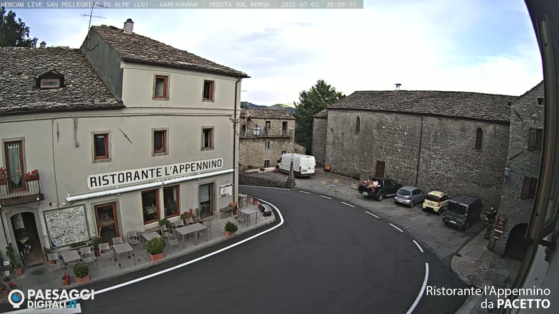 Garfagnana, San Pellegrino in Alpe  Alps Live Cam -  Lucca, Tuscany, Italy