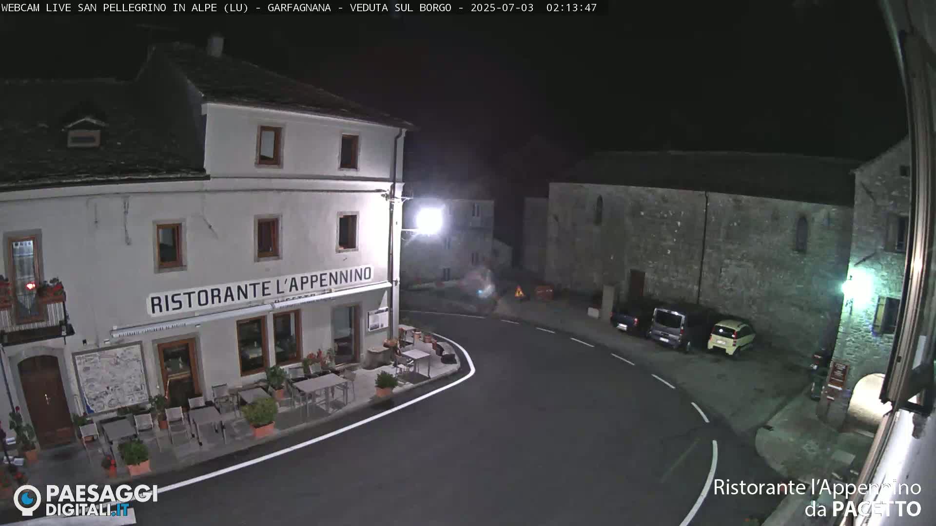 Garfagnana, San Pellegrino in Alpe  Alps Live Cam -  Lucca, Tuscany, Italy