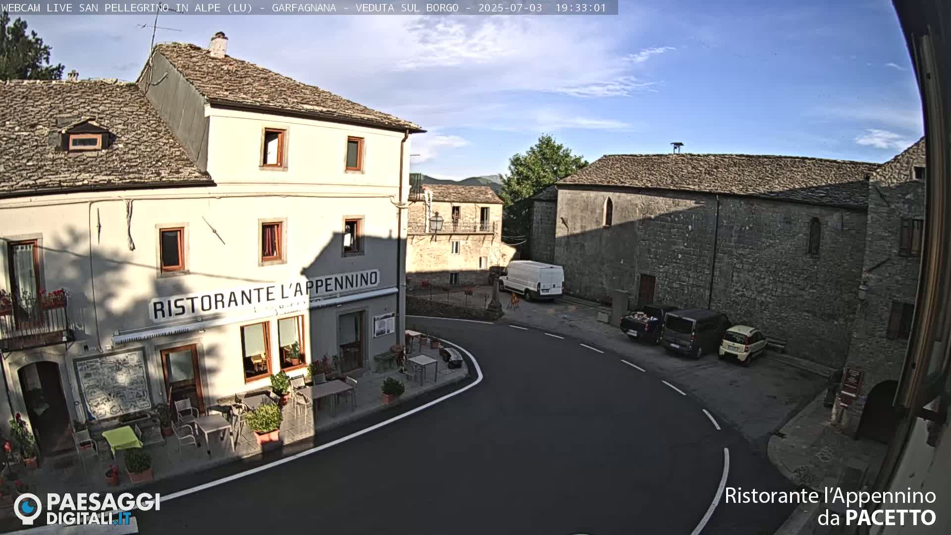 Garfagnana, San Pellegrino in Alpe  Alps Live Cam -  Lucca, Tuscany, Italy