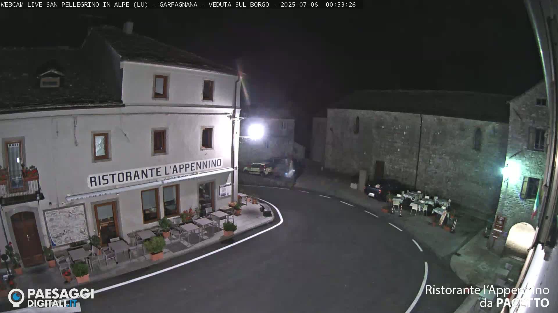 Garfagnana, San Pellegrino in Alpe  Alps Live Cam -  Lucca, Tuscany, Italy