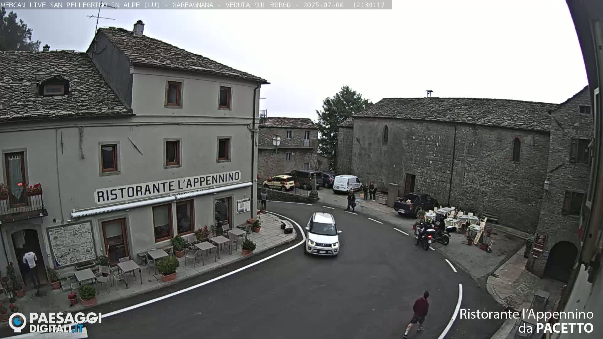 Garfagnana, San Pellegrino in Alpe  Alps Live Cam -  Lucca, Tuscany, Italy