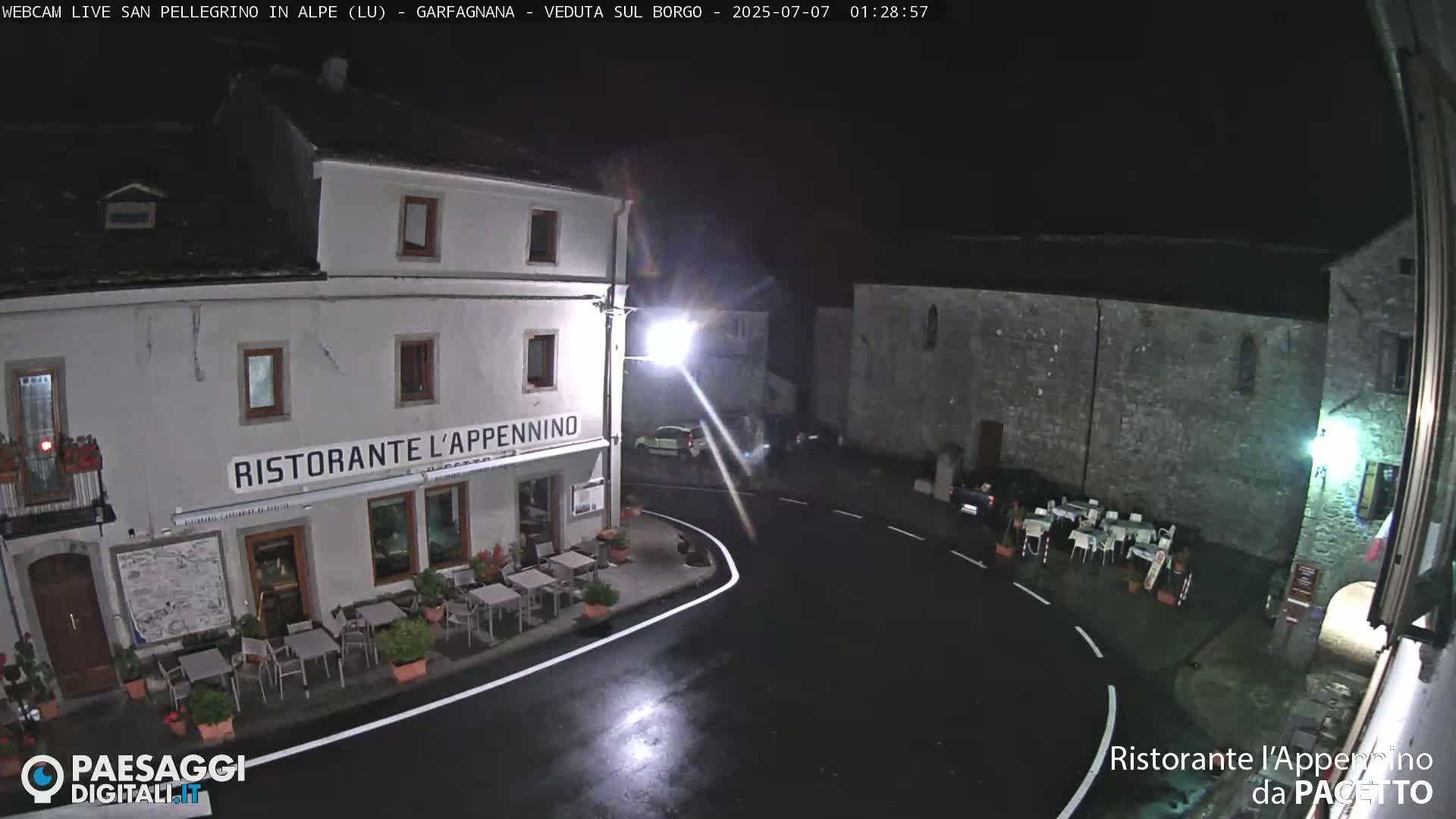 Garfagnana, San Pellegrino in Alpe  Alps Live Cam -  Lucca, Tuscany, Italy