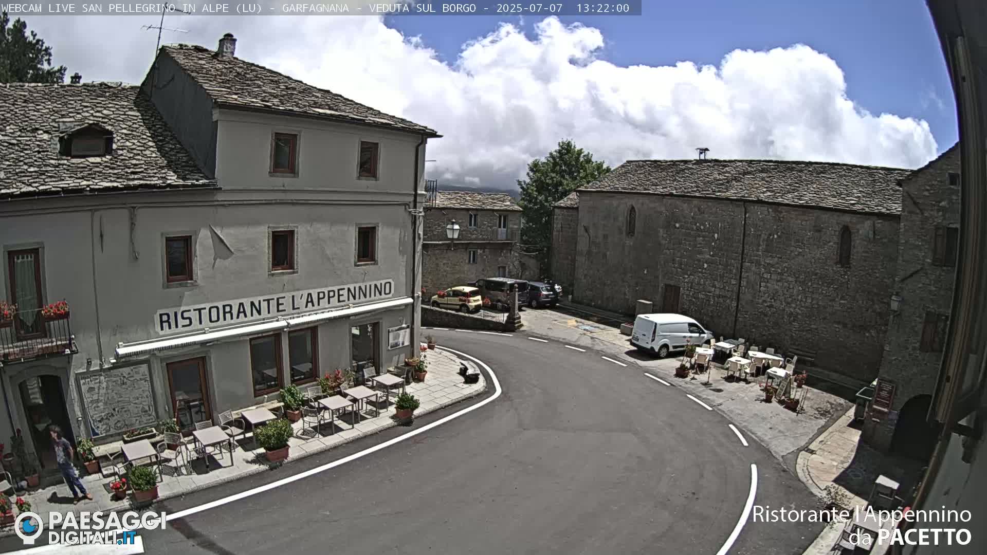 Garfagnana, San Pellegrino in Alpe  Alps Live Cam -  Lucca, Tuscany, Italy