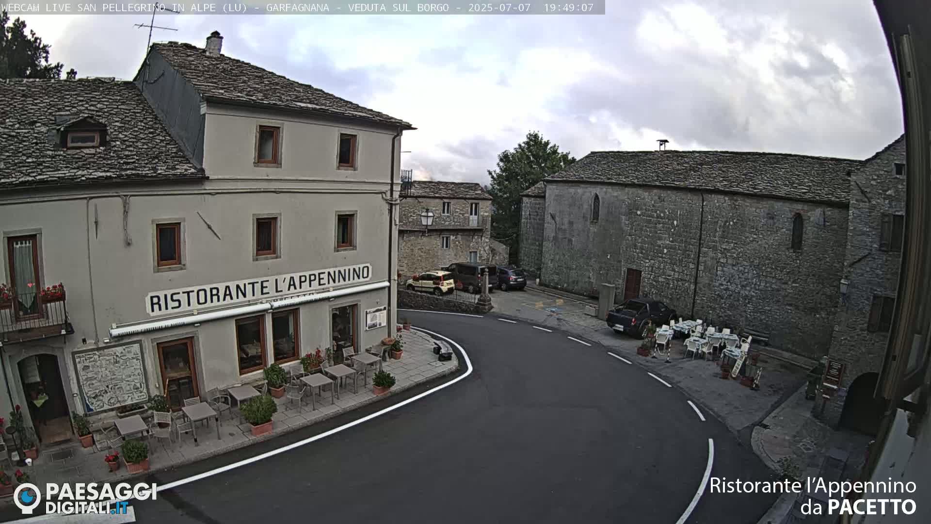 Garfagnana, San Pellegrino in Alpe  Alps Live Cam -  Lucca, Tuscany, Italy