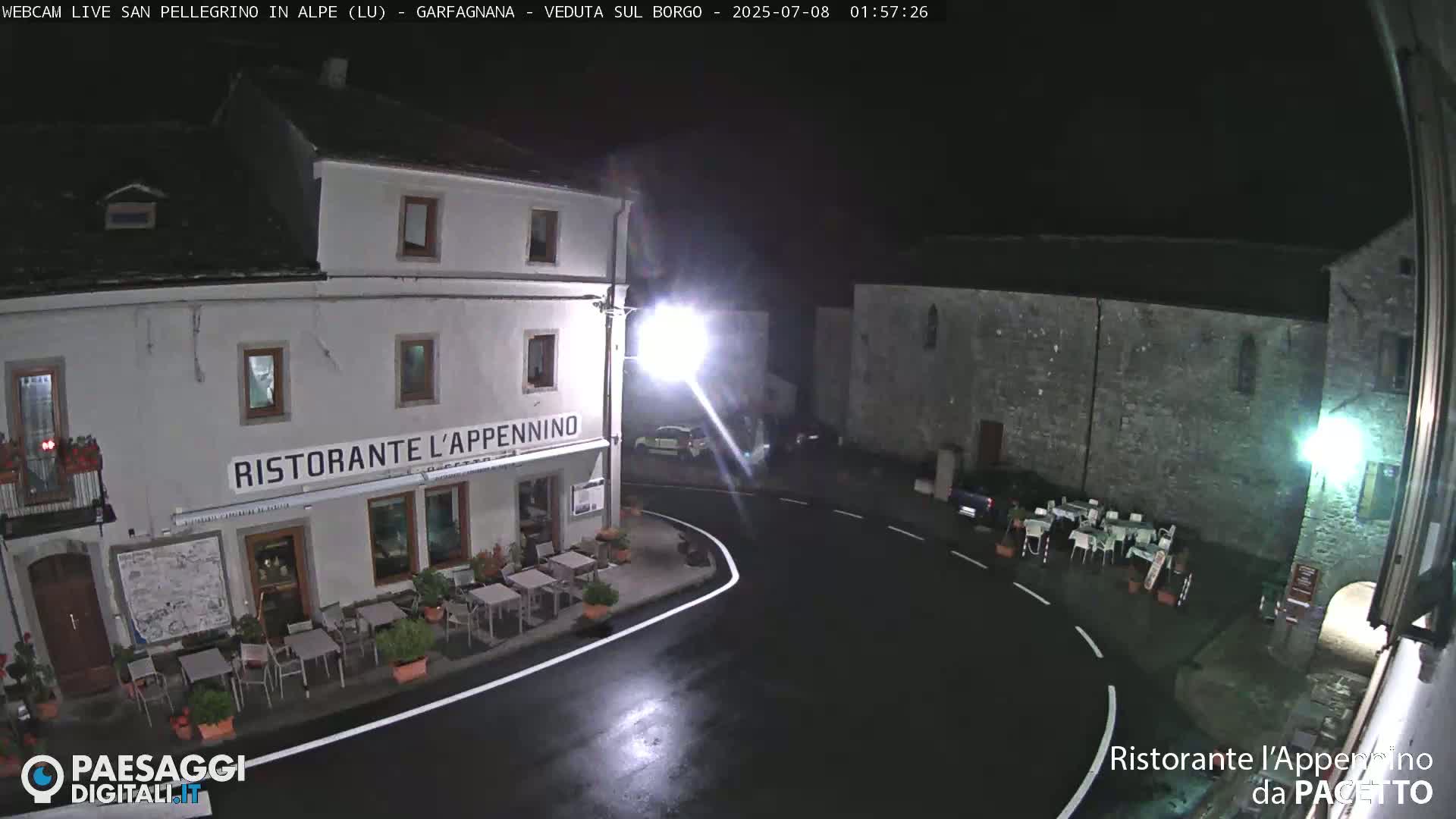 Garfagnana, San Pellegrino in Alpe  Alps Live Cam -  Lucca, Tuscany, Italy