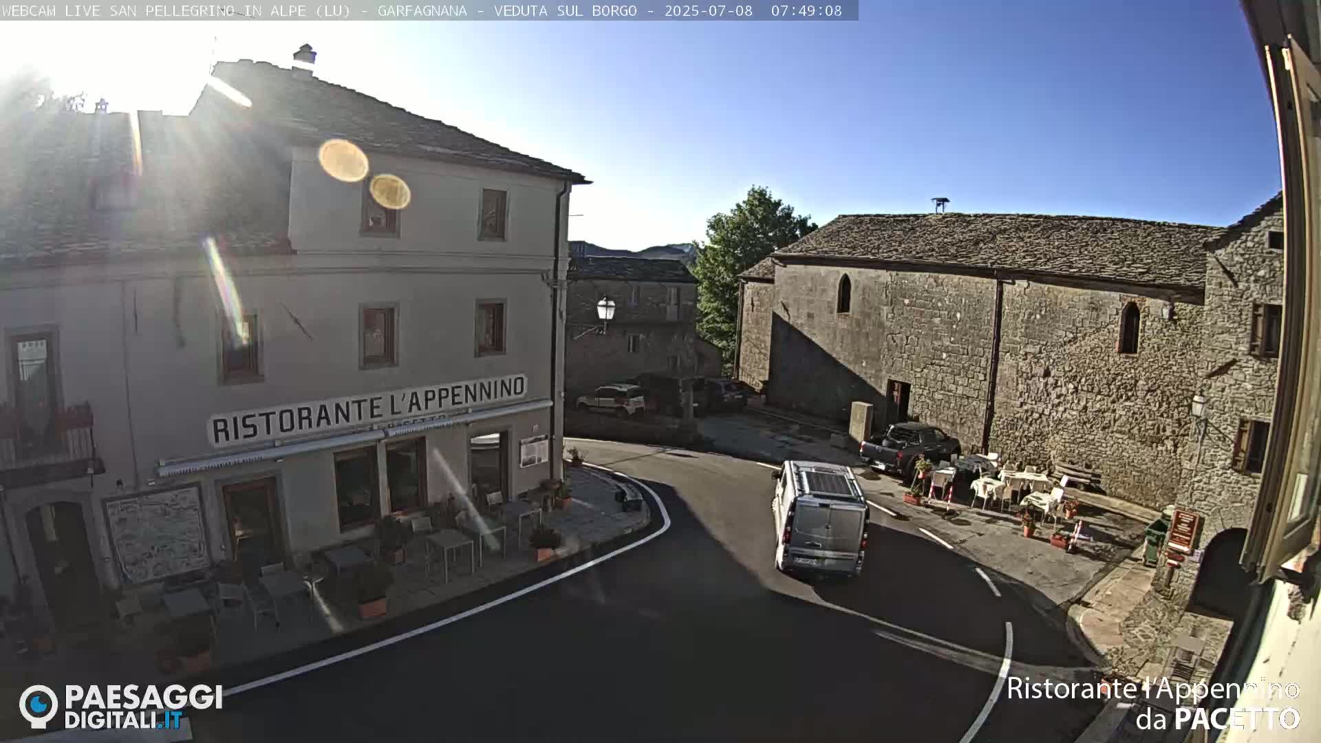 Garfagnana, San Pellegrino in Alpe  Alps Live Cam -  Lucca, Tuscany, Italy