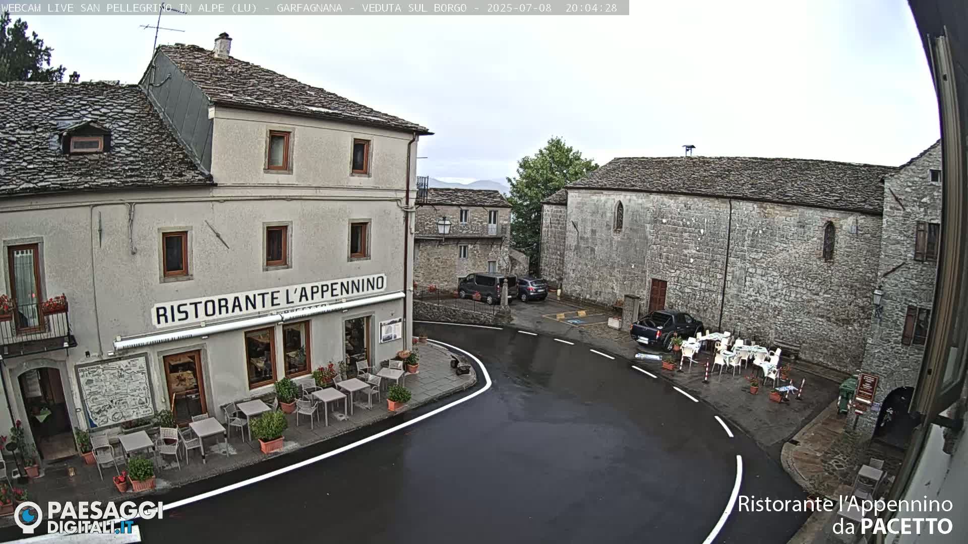 Garfagnana, San Pellegrino in Alpe  Alps Live Cam -  Lucca, Tuscany, Italy