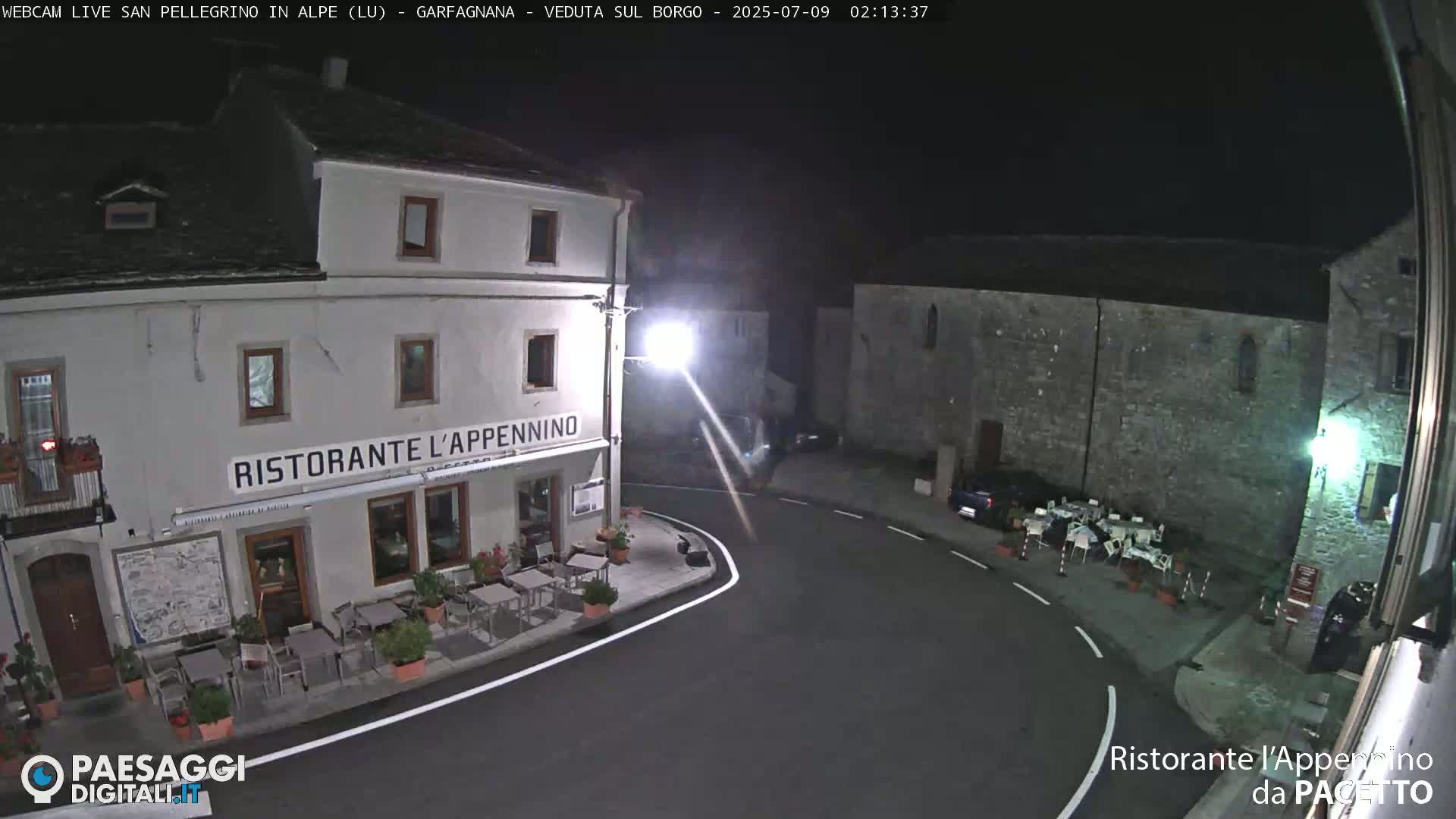 Garfagnana, San Pellegrino in Alpe  Alps Live Cam -  Lucca, Tuscany, Italy