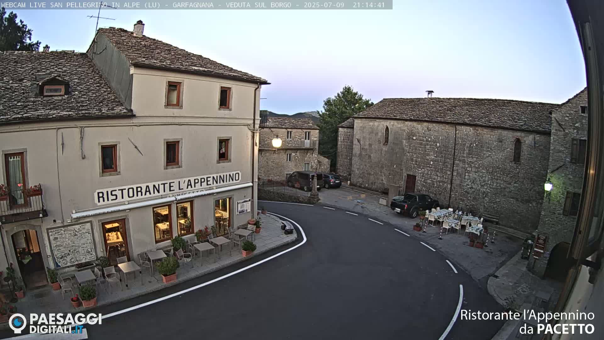 Garfagnana, San Pellegrino in Alpe  Alps Live Cam -  Lucca, Tuscany, Italy